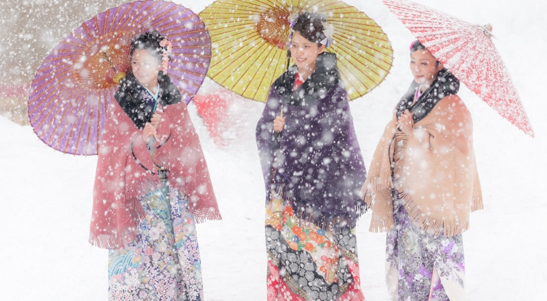 Snow Country Kimono  Tokamachi City Japan Heritage